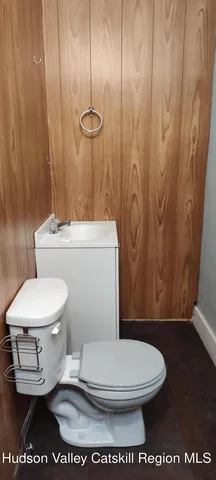 a white toilet sitting next to a shower curtain