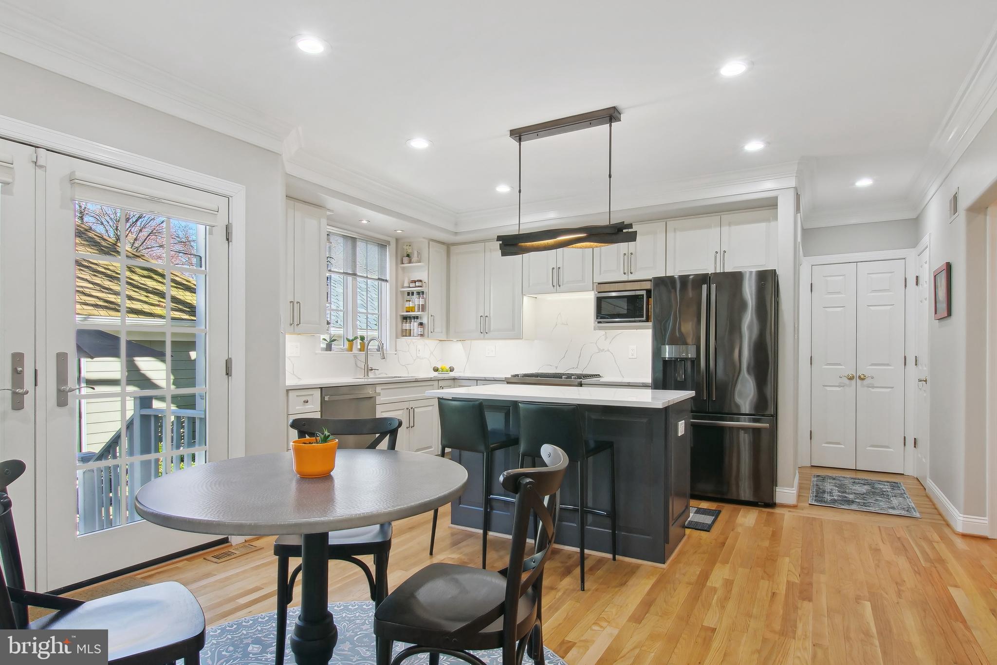 339 Tschiffely Square Road Gaithersburg, MD 20878 - Photo 18 of 48 Renovated Kitchen & Breakfast Room