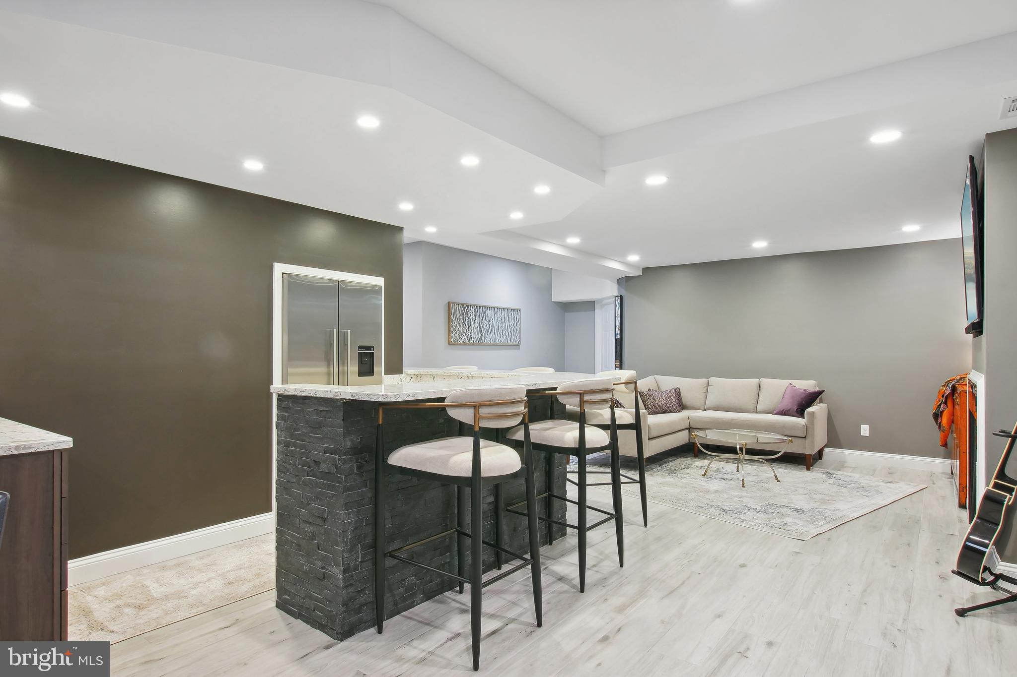 339 Tschiffely Square Road Gaithersburg, MD 20878 - Photo 41 of 48 Renovated Lower Level Recreation Room w/ full wet