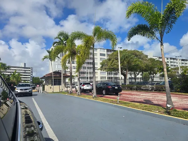 a view of a city with tall buildings