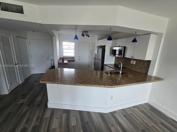 a view of wooden floor in a room