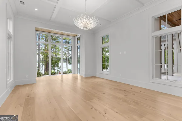 front view of a building with a porch