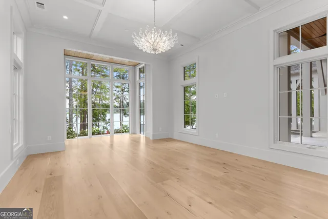 front view of a building with a porch