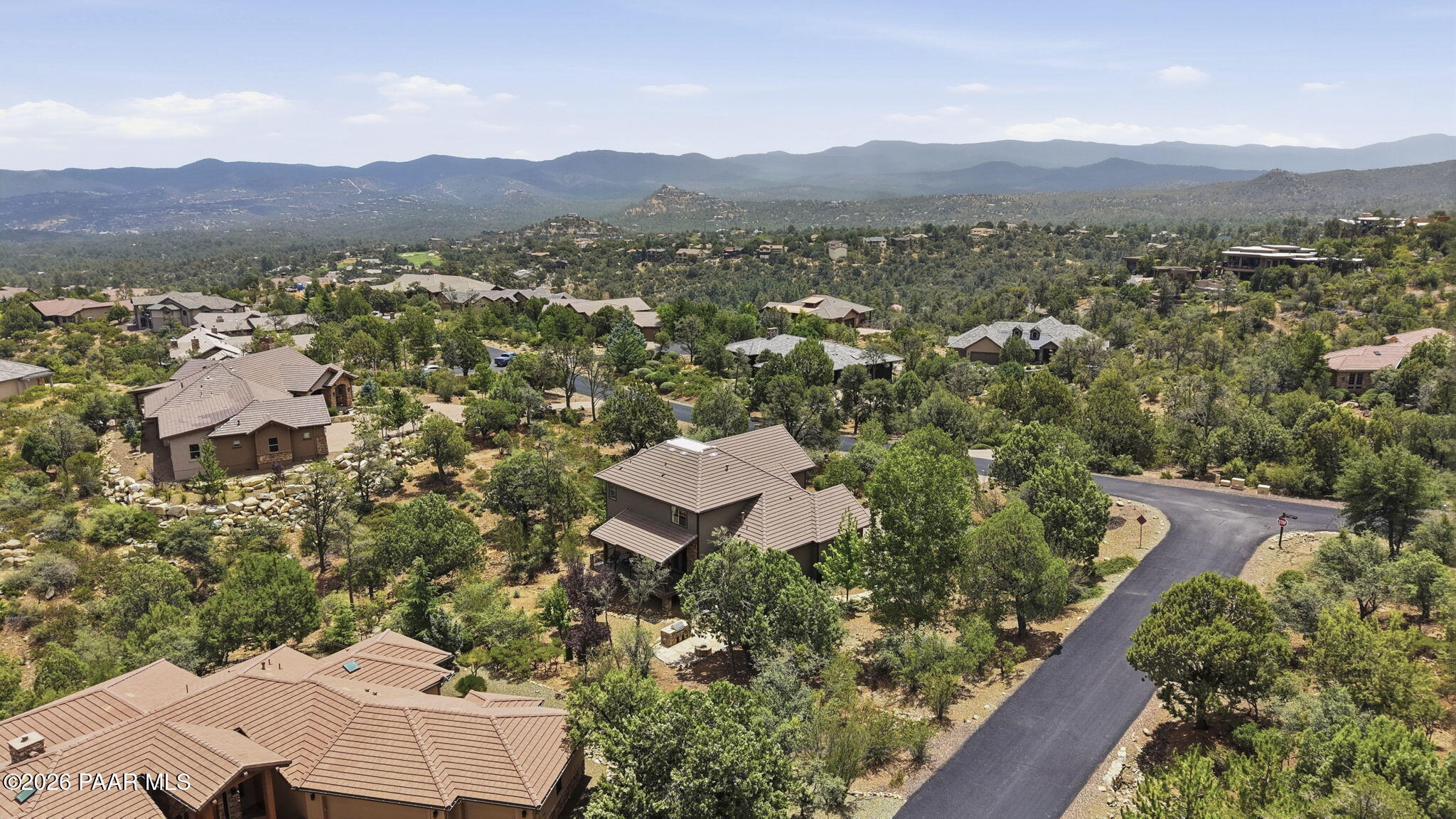 2144 Forest Mountain Road Prescott, AZ 86303 - Photo 43 of 51 52-Aerial Back