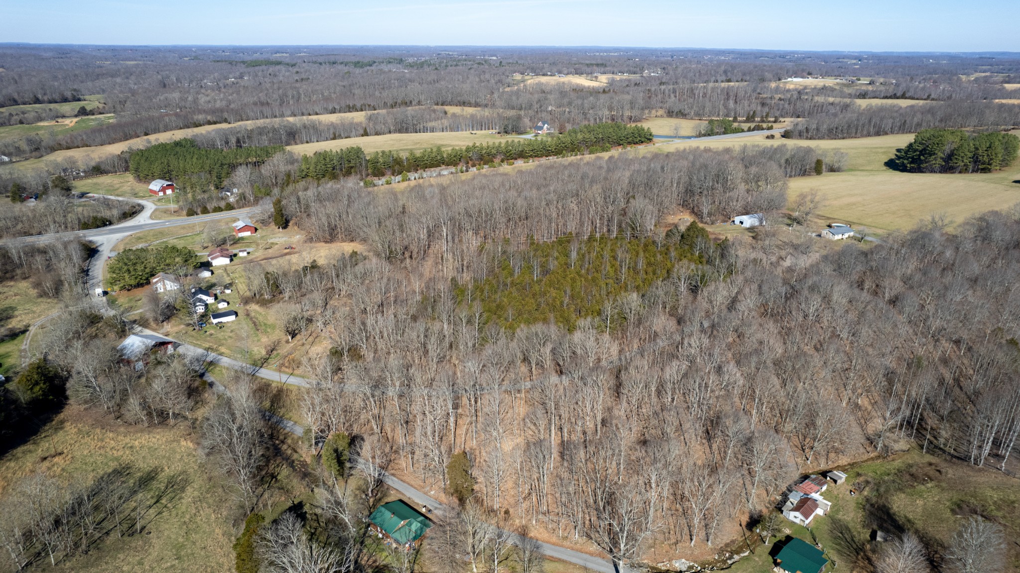 1069 Witcher Hollow Road Red Boiling Springs, TN 37150 - Photo 8 of 20 a view of a lake with green field and mountains