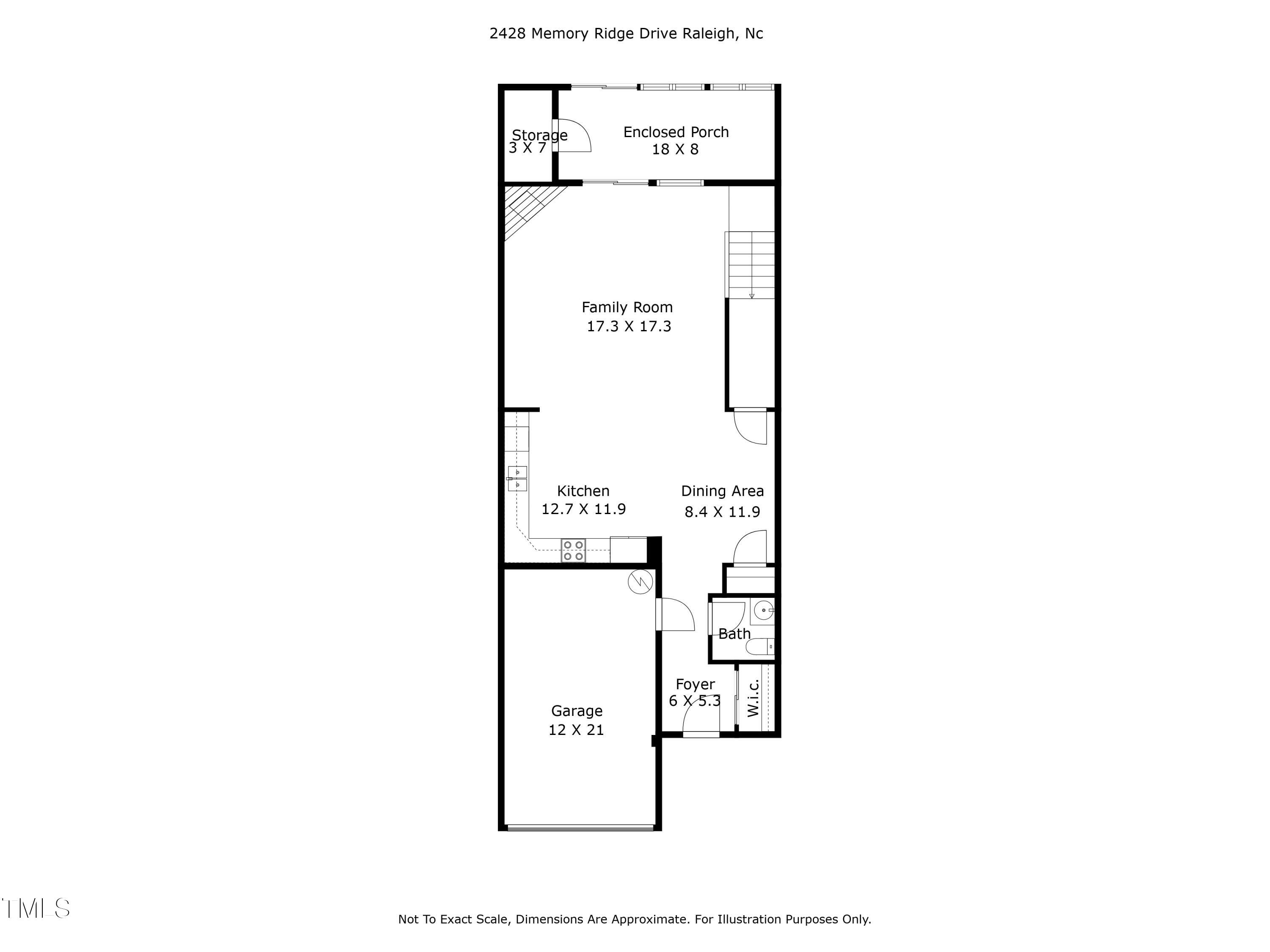 2428 Memory Ridge Drive Raleigh, NC 27606 - Photo 1 of 36 1st_floor_2428_memory_ridge_drive_raleig