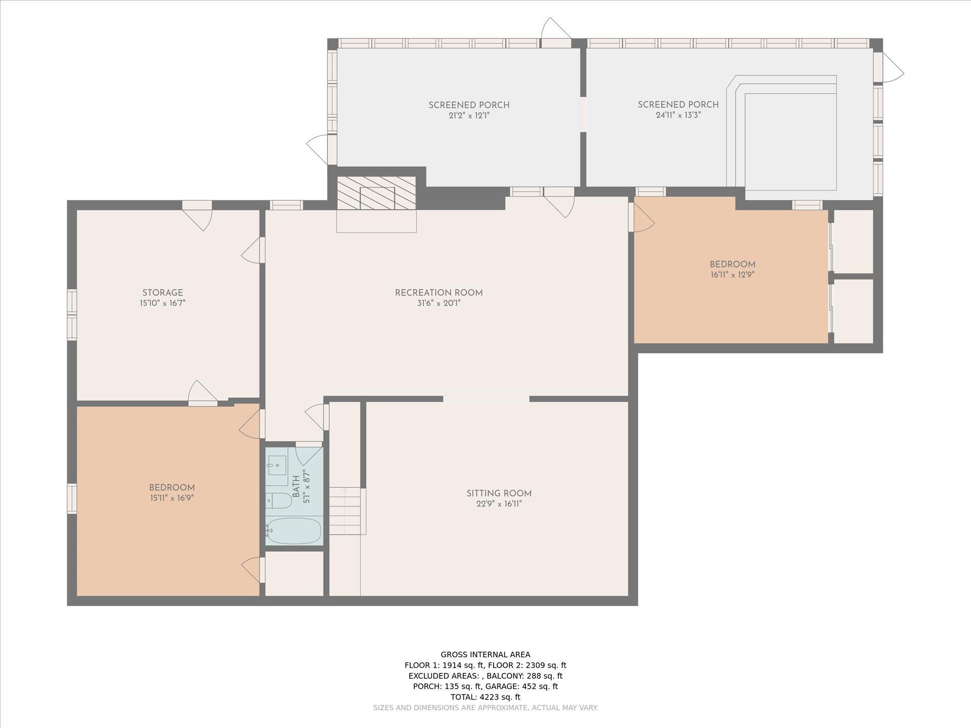 2646 Turnberry Road Salem, VA 24153 - Photo 5 of 37 Terrace Level 1