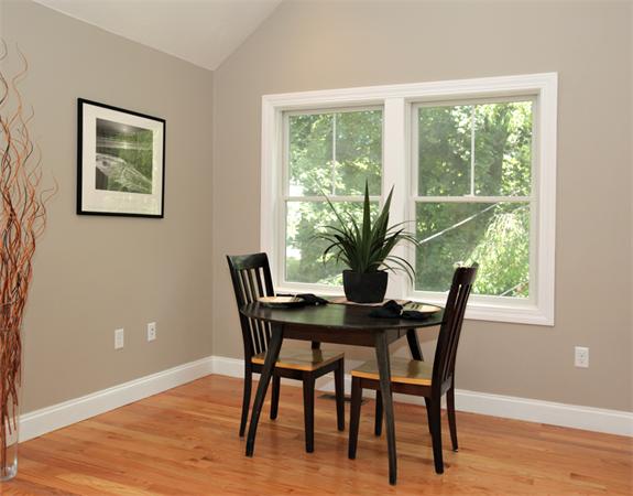 7 Lake Road Wellesley, MA 02482 - Photo 4 of 24 a view of a dining room with furniture window and wooden floor