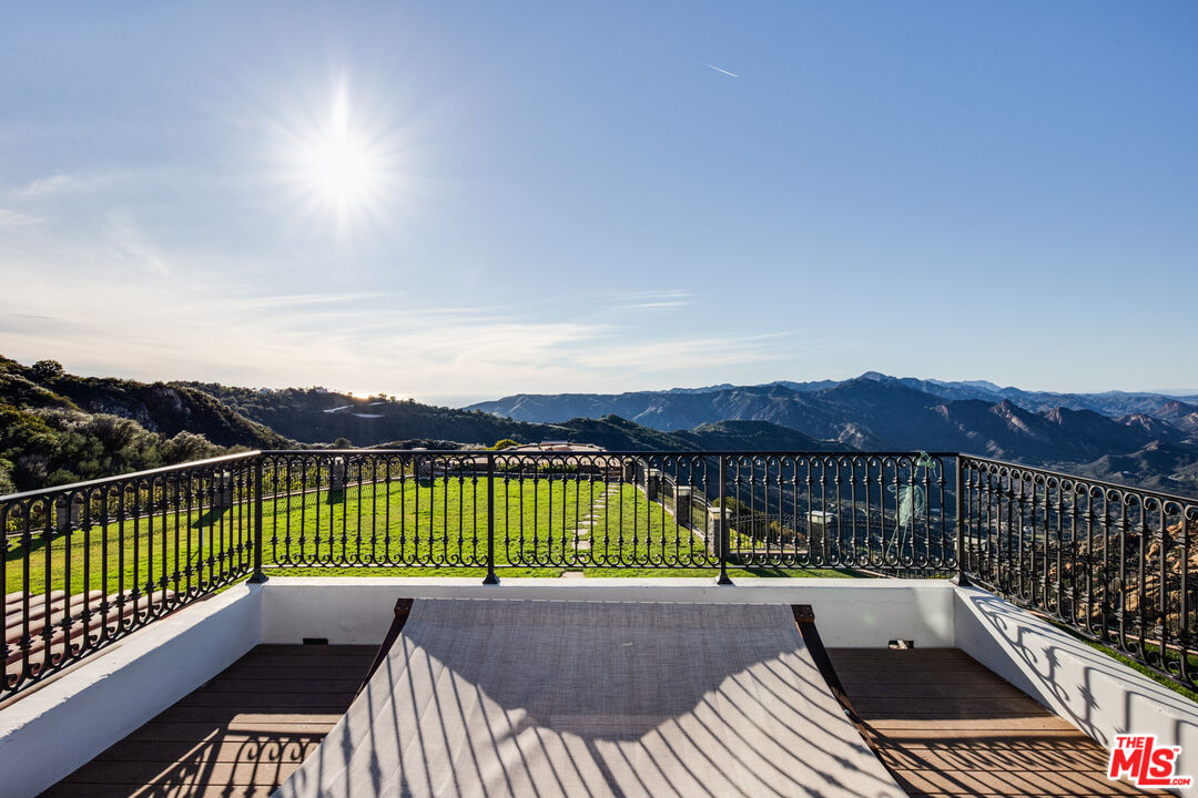 24573 Piuma Road Malibu, CA 90265 - Photo 18 of 30 a view of balcony with a ocean view