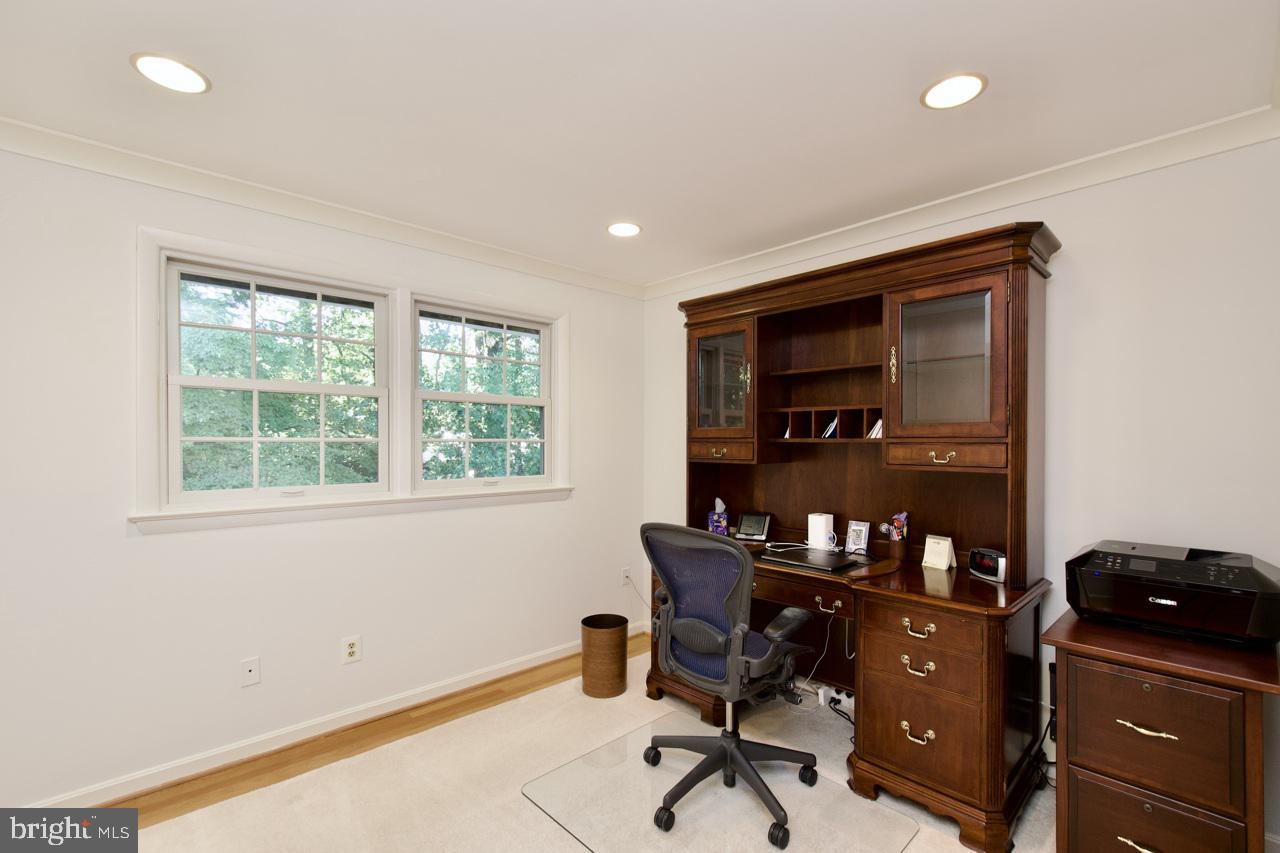 6613 Kerns Road Falls Church, VA 22042 - Photo 22 of 48 a view of a workspace with furniture and a window