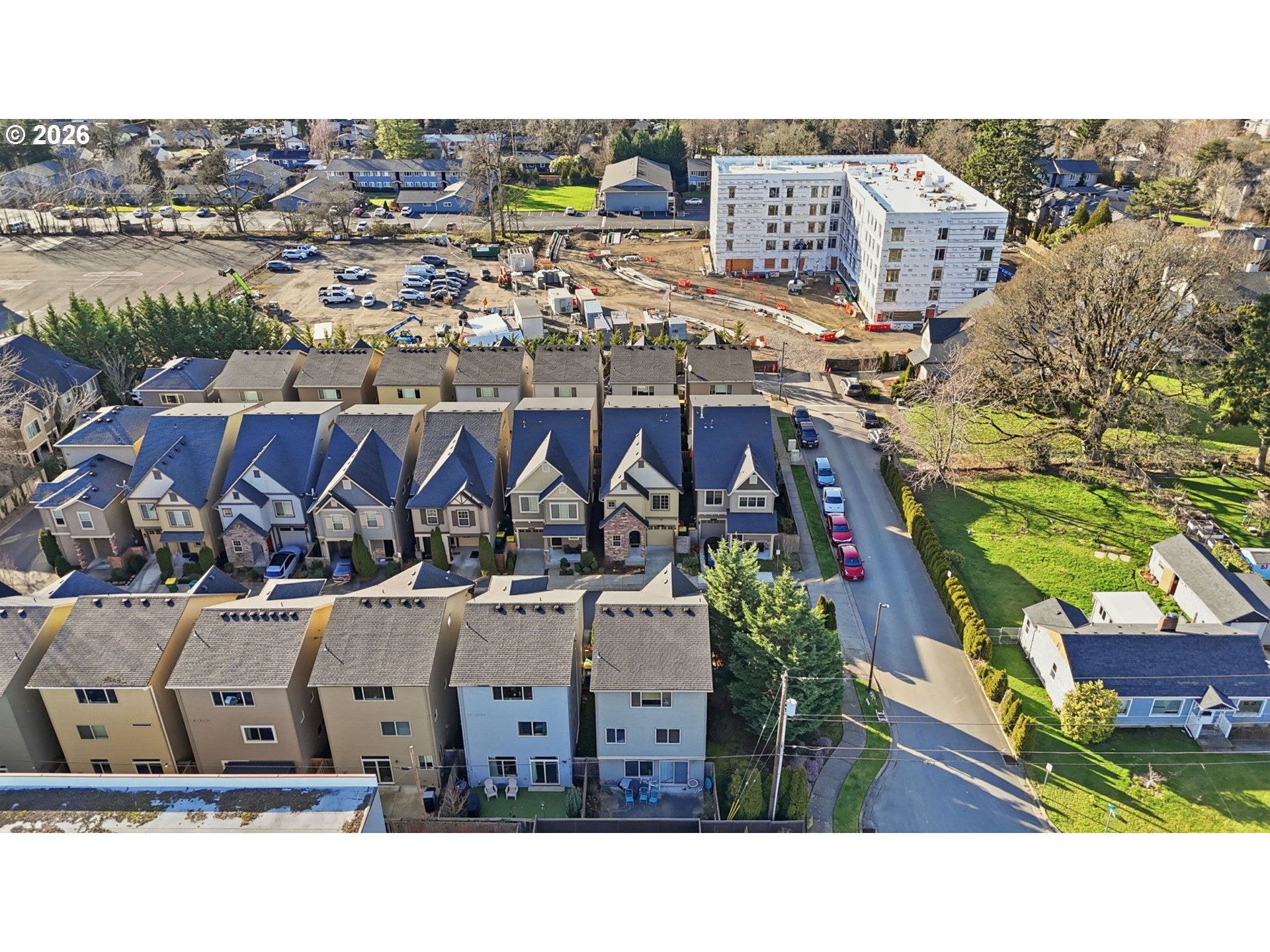 11033 Southwest Legacy Oak Way Portland, OR 97223 - Photo 44 of 47 an aerial view of a house