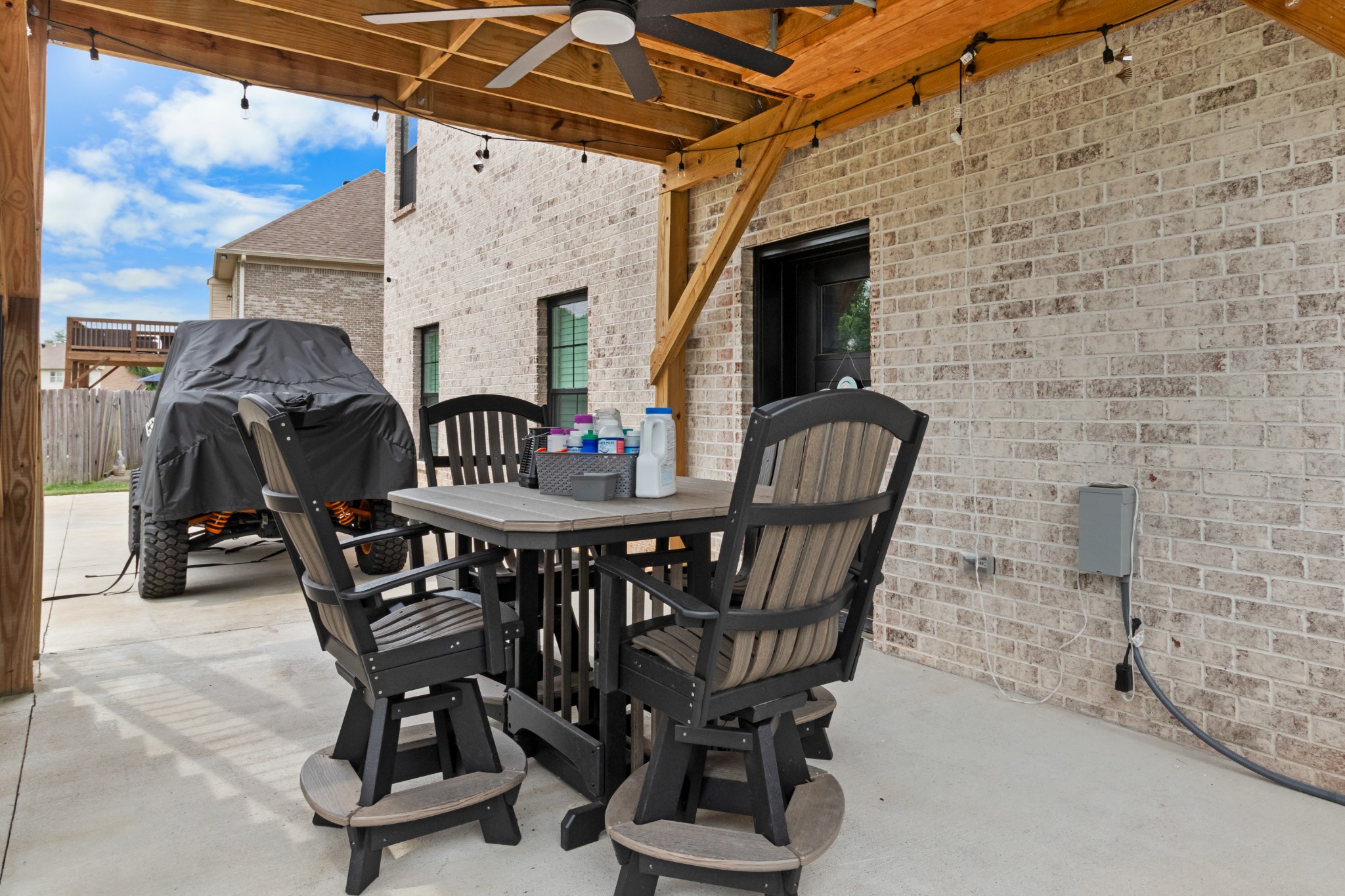 1188 Wicke Road Adams, TN 37010 - Photo 41 of 47 a view of backyard with seating space and furniture