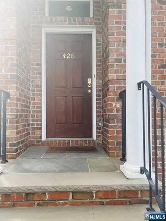 a view of a door of the house