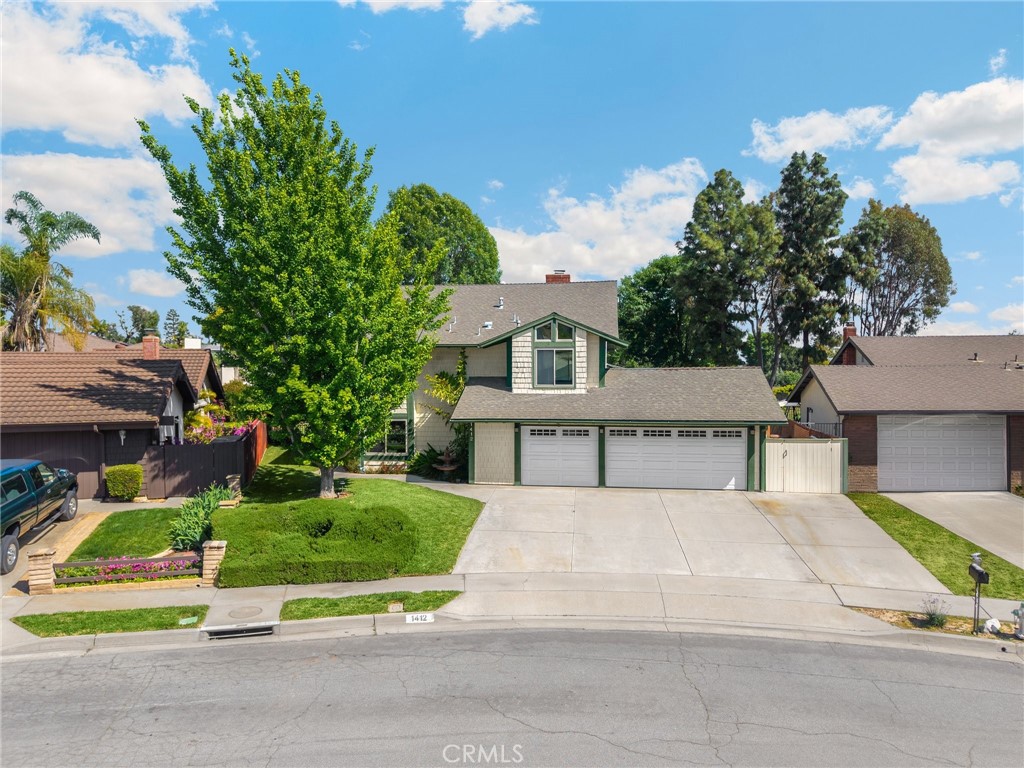 1412 Alta Mesa Way Brea, CA 92821 - Photo 2 of 50 front view of house with a yard