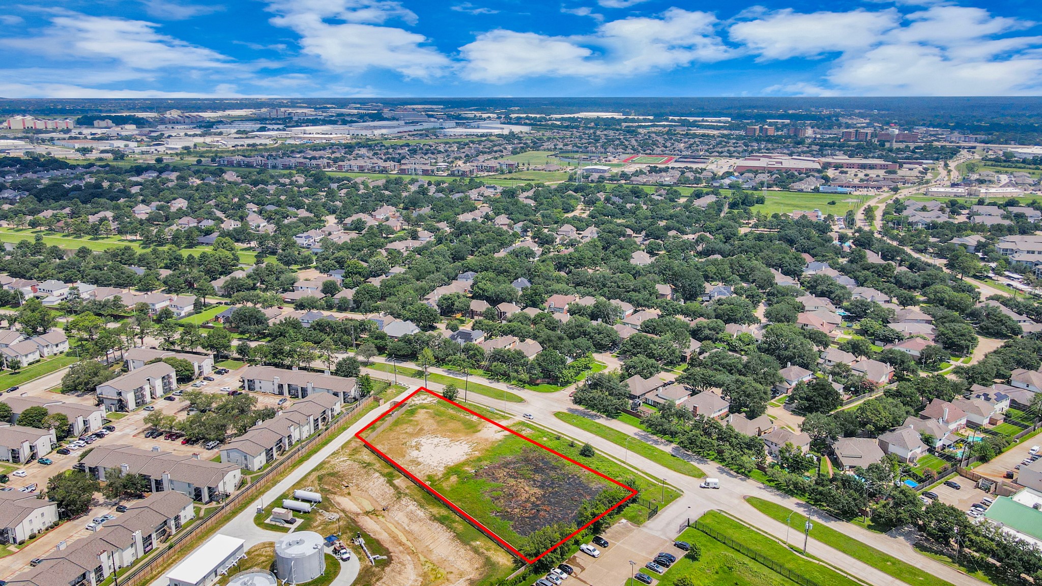 15200 Point Northwest Point Houston, TX 77095 - Photo 7 of 22 an aerial view of a residential houses with outdoor space