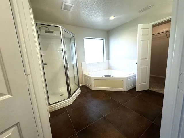 a bathroom with a sink a mirror and a bathtub