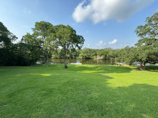 a view of a green field