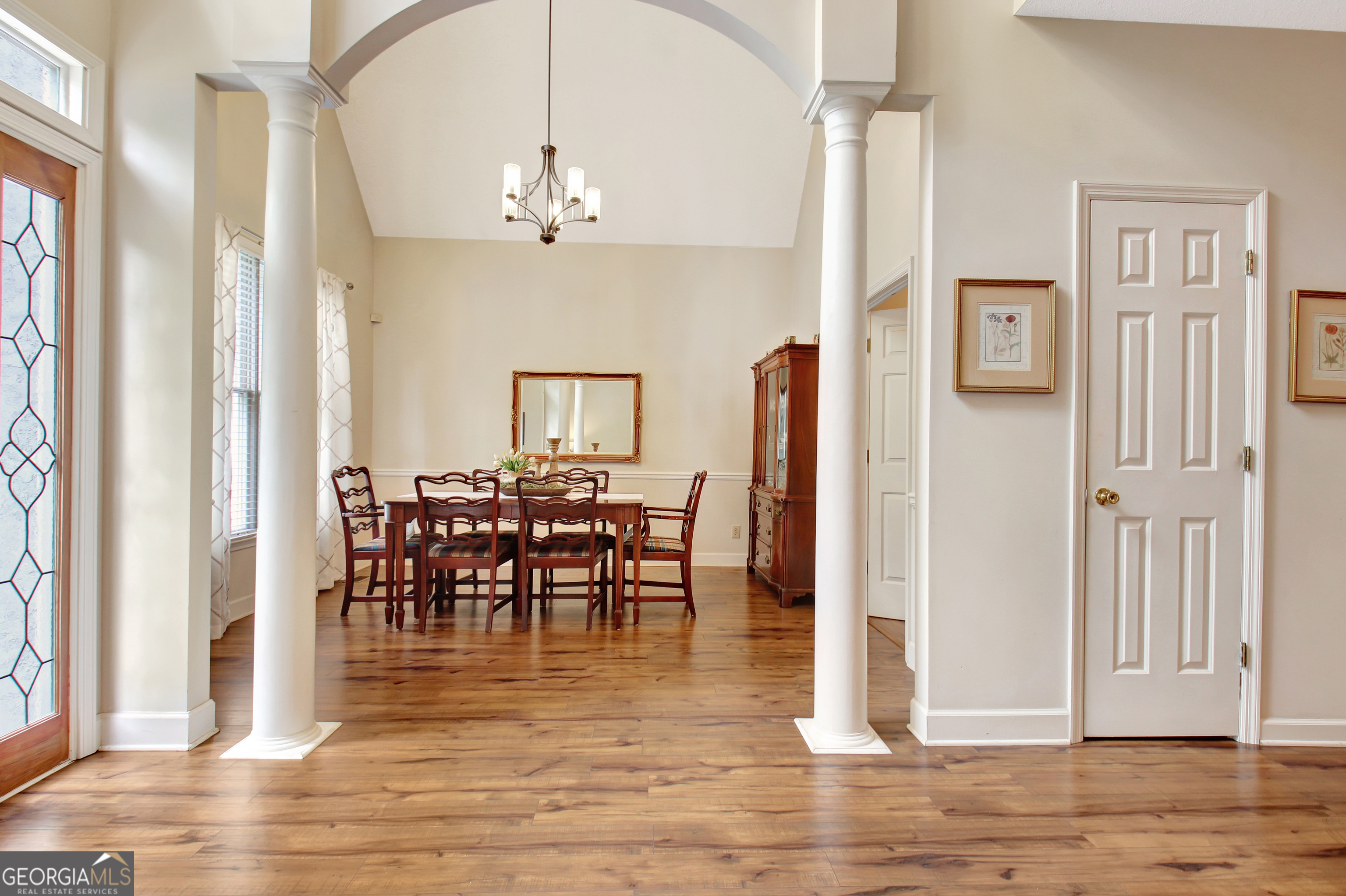 110 Sunset Court Senoia, GA 30276 - Photo 15 of 118 a view of a dining room with furniture window and wooden floor