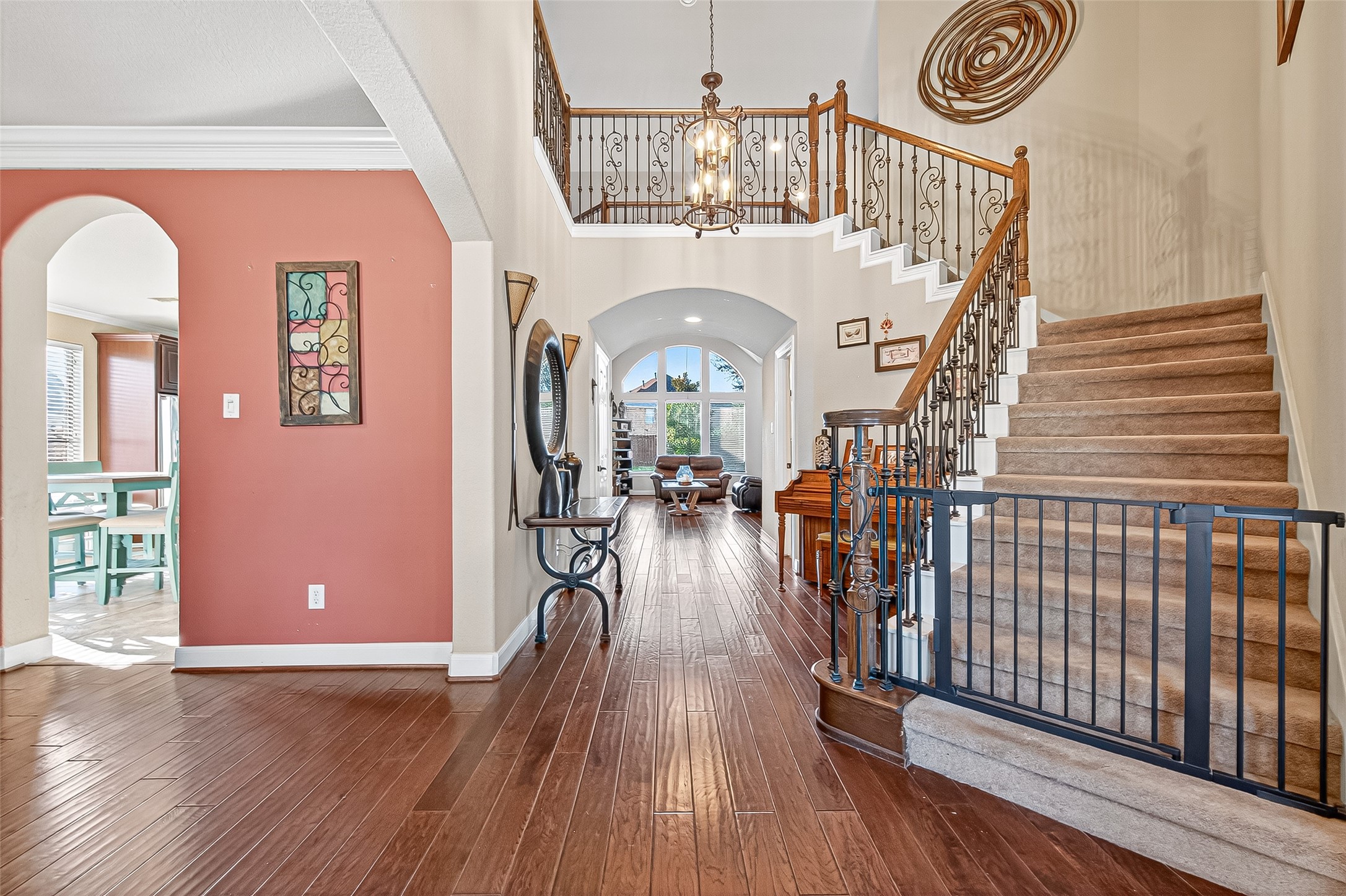1206 Coleridge Street Sugar Land, TX 77479 - Photo 8 of 46 a view of entryway with wooden floor