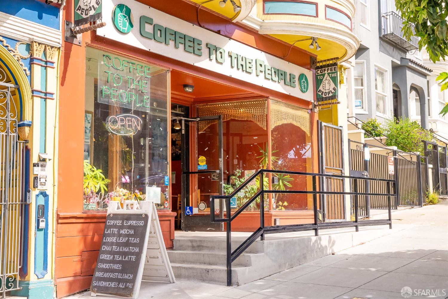 972 Haight Street San Francisco, CA 94117 - Photo 39 of 47 a view of entryway with a building and potted plant