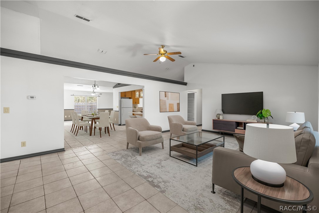 Living Room-Virtually Staged