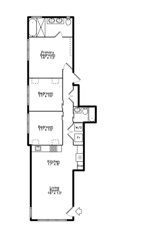 a picture of a bench in front of a wall