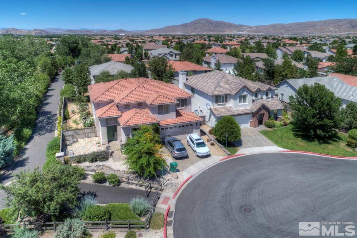 431 Shire Court Reno, NV 89521 - Photo 28 of 40 an aerial view of a house with a garden