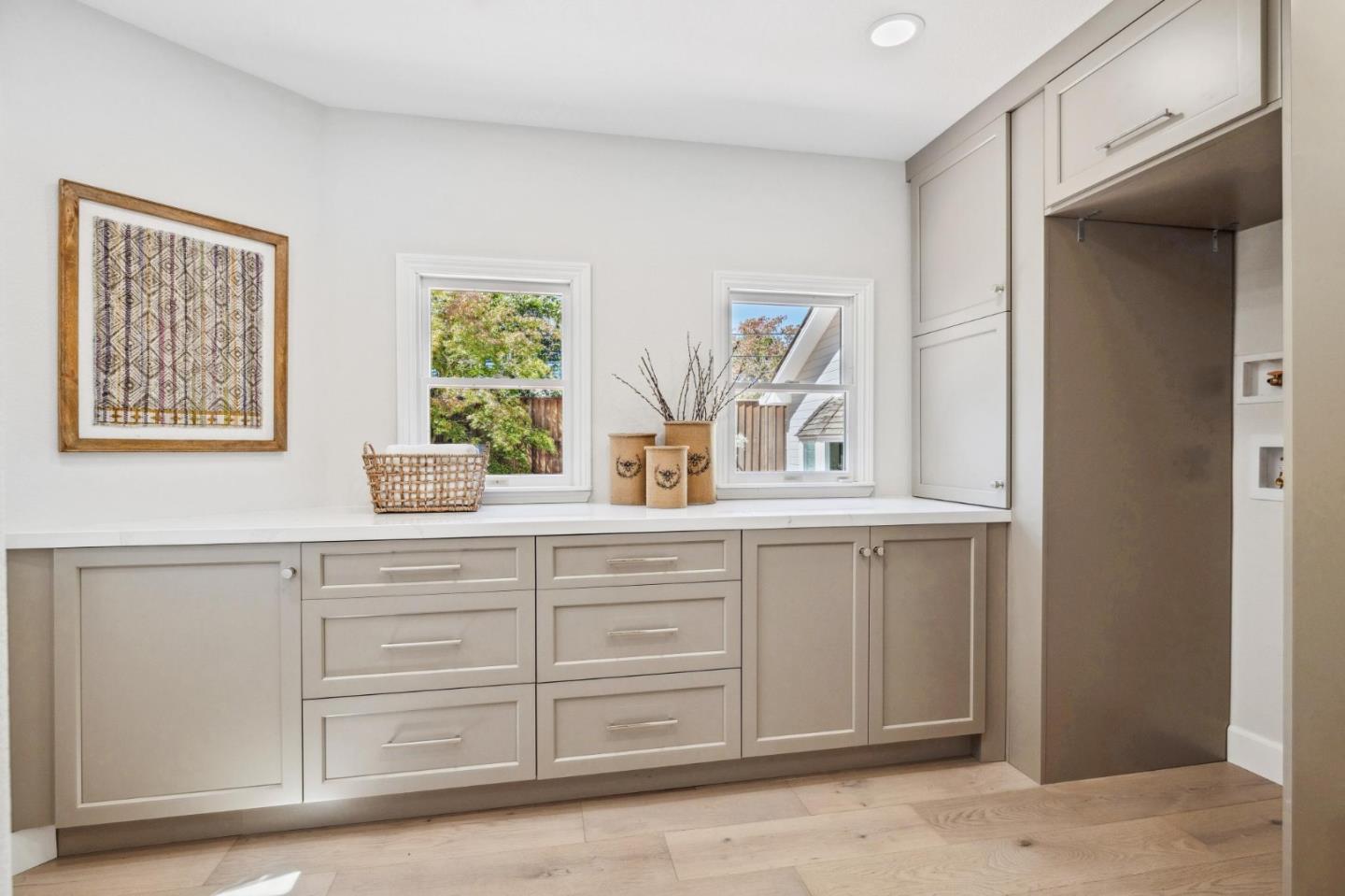 961 Berkeley Avenue Menlo Park, CA 94025 - Photo 21 of 27 a bathroom with a sink and a mirror