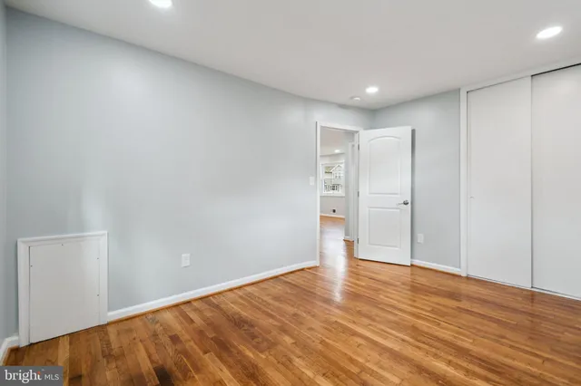 a view of empty room