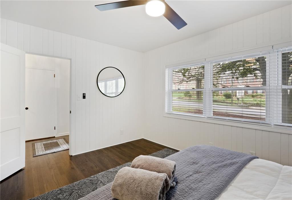 961 East Rock Springs Road Northeast, Unit MODERN Atlanta, GA 30306 - Photo 35 of 47 a bedroom with a bed and a window