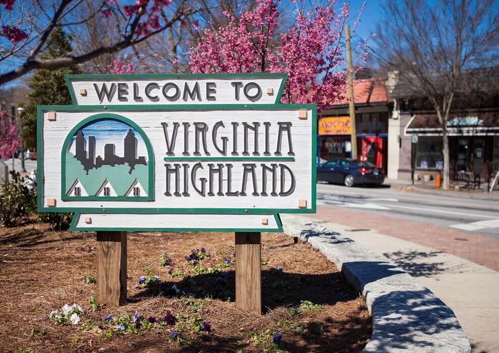 961 East Rock Springs Road Northeast, Unit MODERN Atlanta, GA 30306 - Photo 41 of 47 a view of a sign board