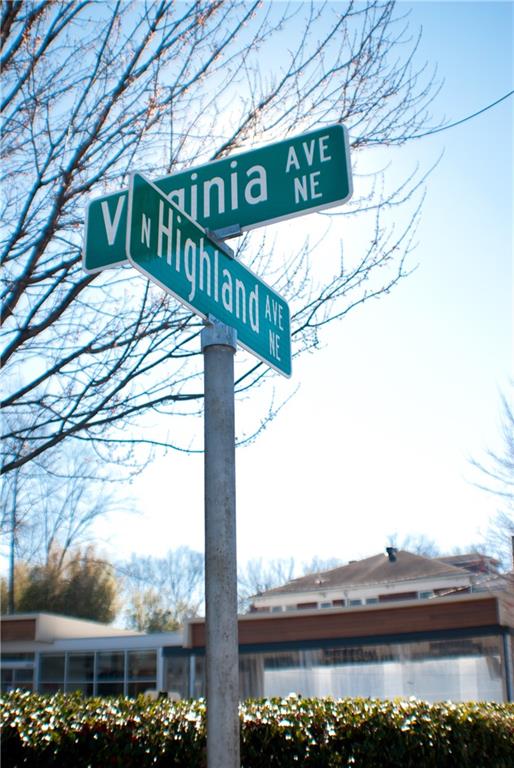 961 East Rock Springs Road Northeast, Unit MODERN Atlanta, GA 30306 - Photo 42 of 47 a view of a balcony with an outdoor space