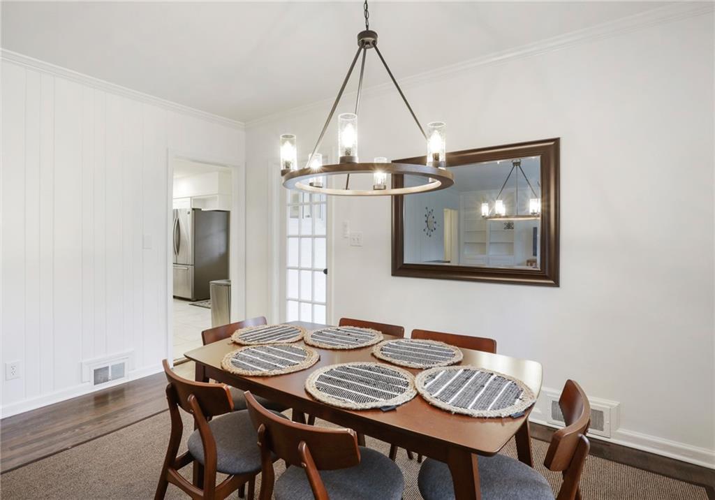 961 East Rock Springs Road Northeast, Unit MODERN Atlanta, GA 30306 - Photo 5 of 47 a dinning room with furniture and window