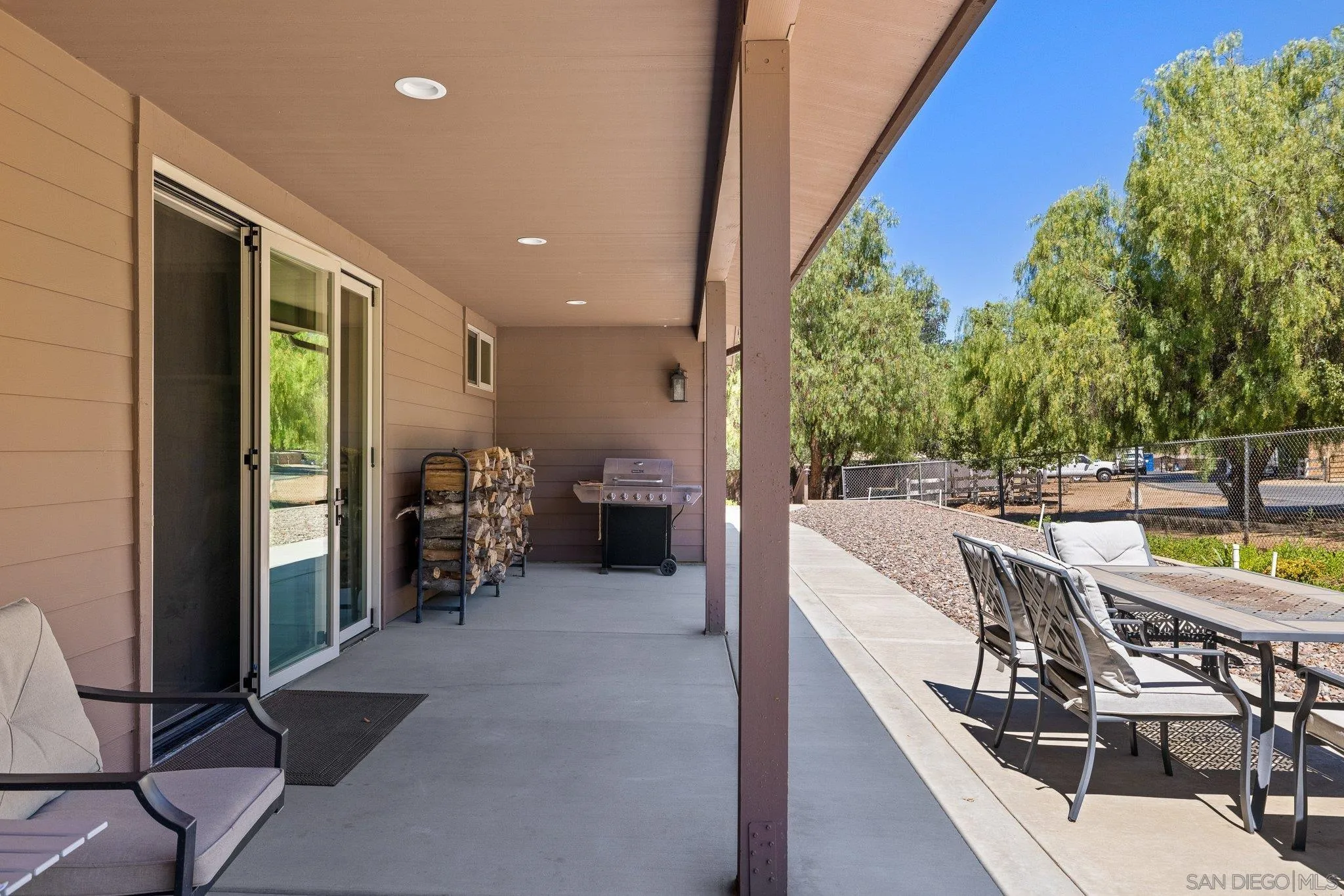 19553 Hidden Glen Road Alpine, CA 91901 - Photo 6 of 55 a view of a balcony with chairs