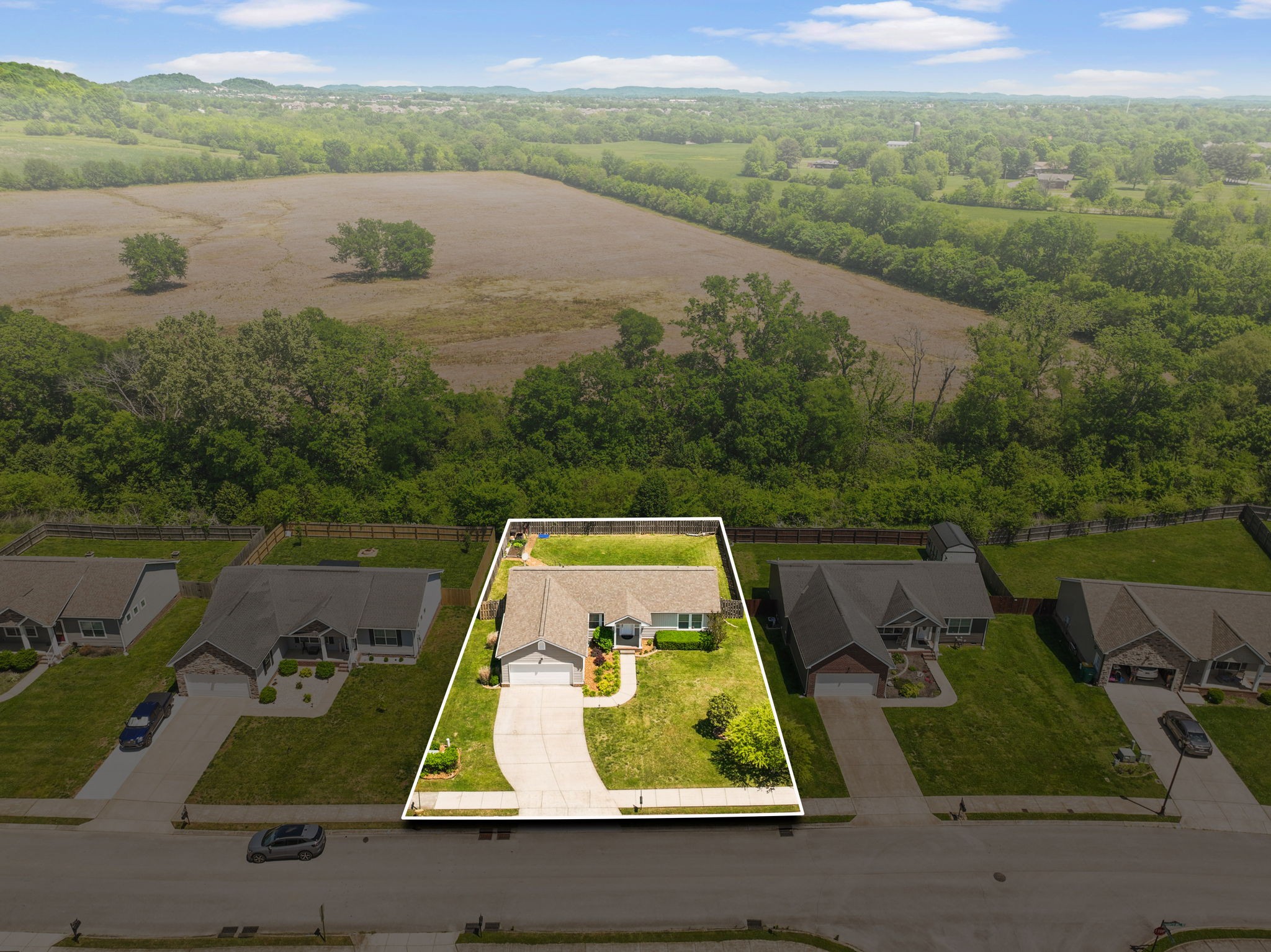 1154 Wrights Mill Road Spring Hill, TN 37174 - Photo 36 of 38 an aerial view of a house