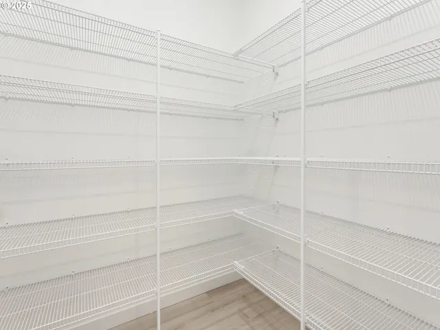 a view of a closet