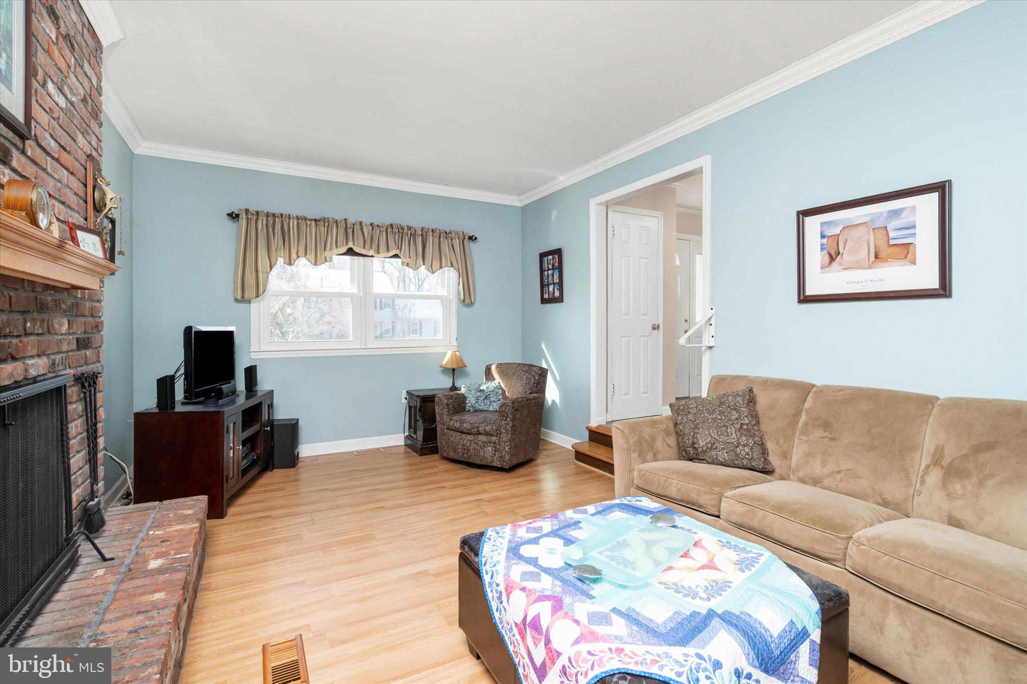 8 Wayne Way East Windsor, NJ 08520 - Photo 7 of 29 a living room with furniture and a flat screen tv