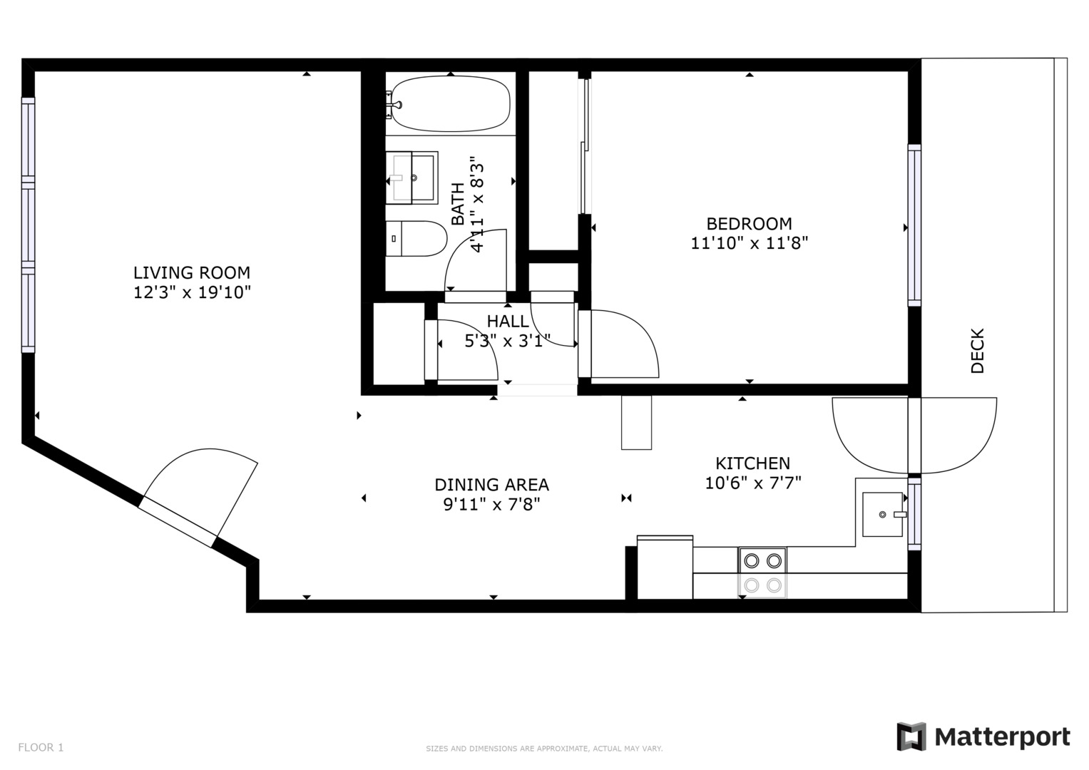 11907 Gregory Street, Unit 3 Blue Island, IL 60406 - Photo 17 of 17 a picture of floor with a window