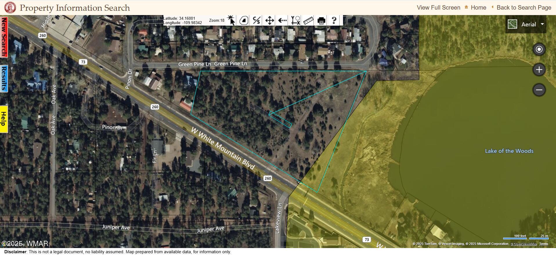 2650 South White Mountain Road Lakeside, AZ 85929 - Photo 17 of 17 County map