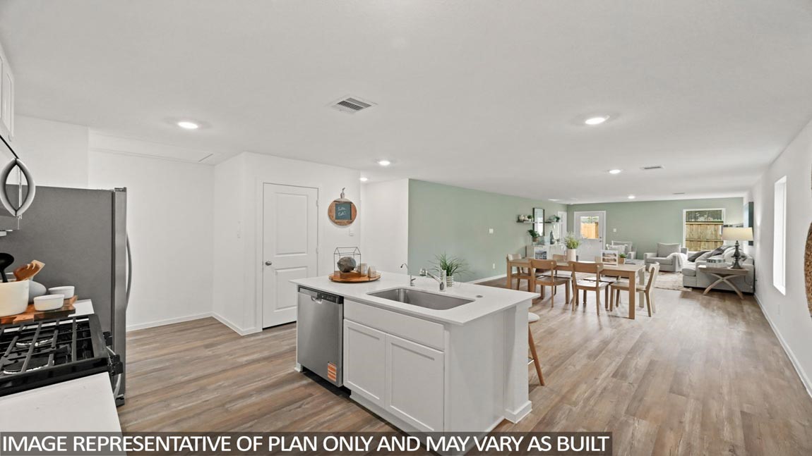 3024 Fall Gold Lane Katy, TX 77493 - Photo 5 of 23 a living room with furniture and a wooden floor