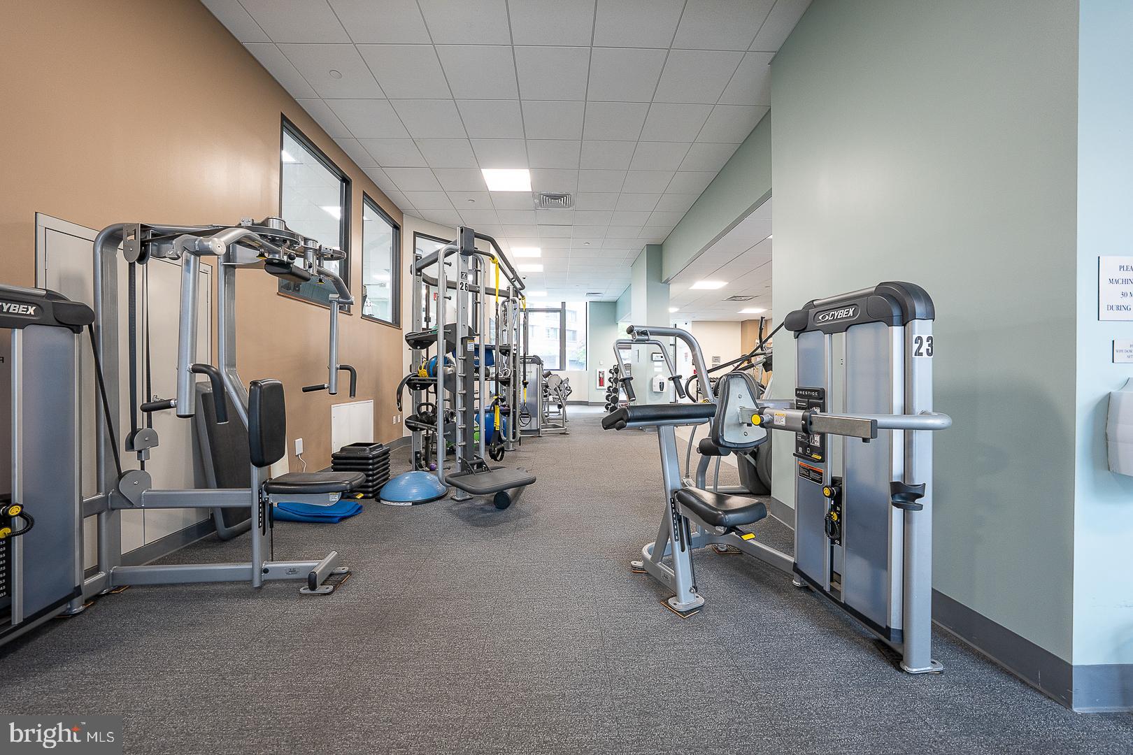1420 Locust Street, Unit 7E Philadelphia, PA 19102 - Photo 14 of 24 a view of a room with gym equipment