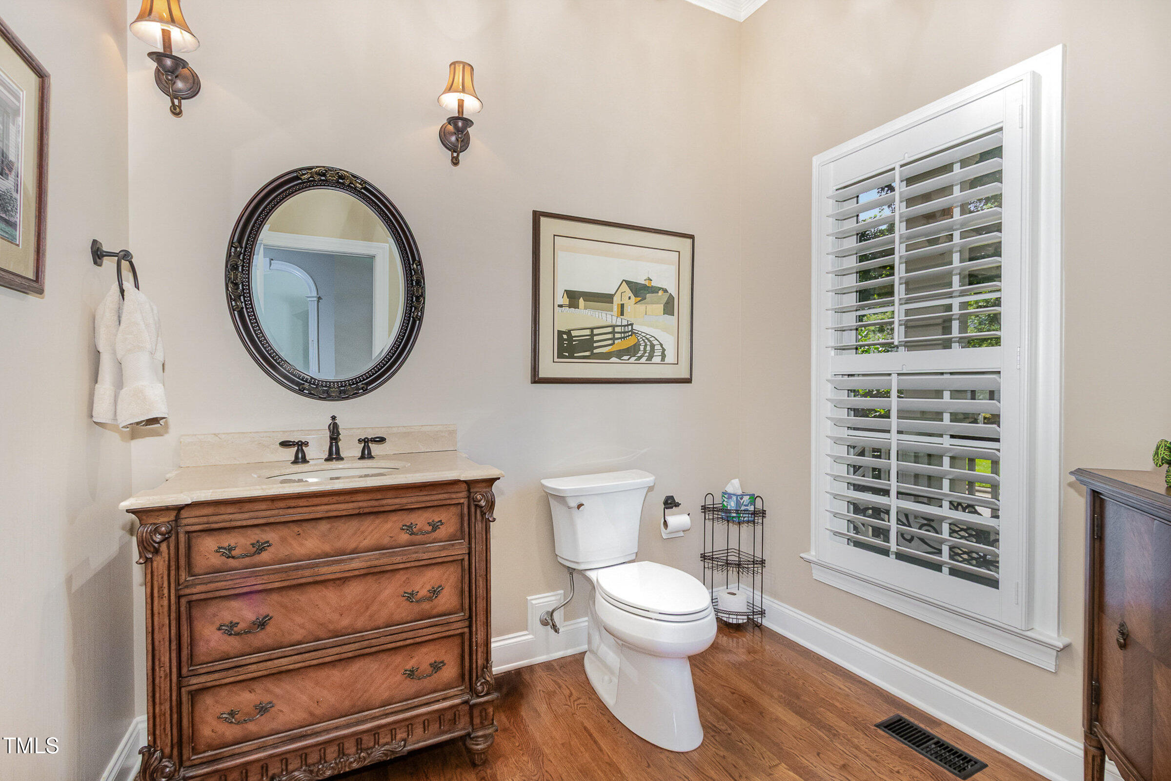 2027 Hopeton Avenue Raleigh, NC 27614 - Photo 8 of 33 Bathroom - Looking from Foyer