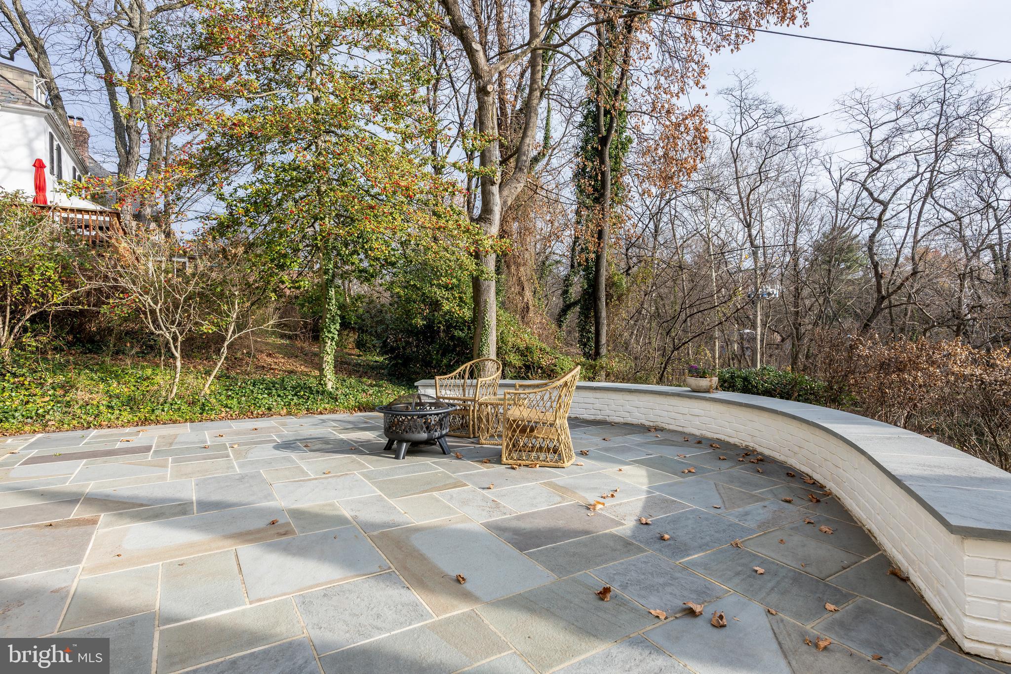 4307 Wickford Road Baltimore, MD 21210 - Photo 36 of 38 a view of a bench with fire pit in the middle