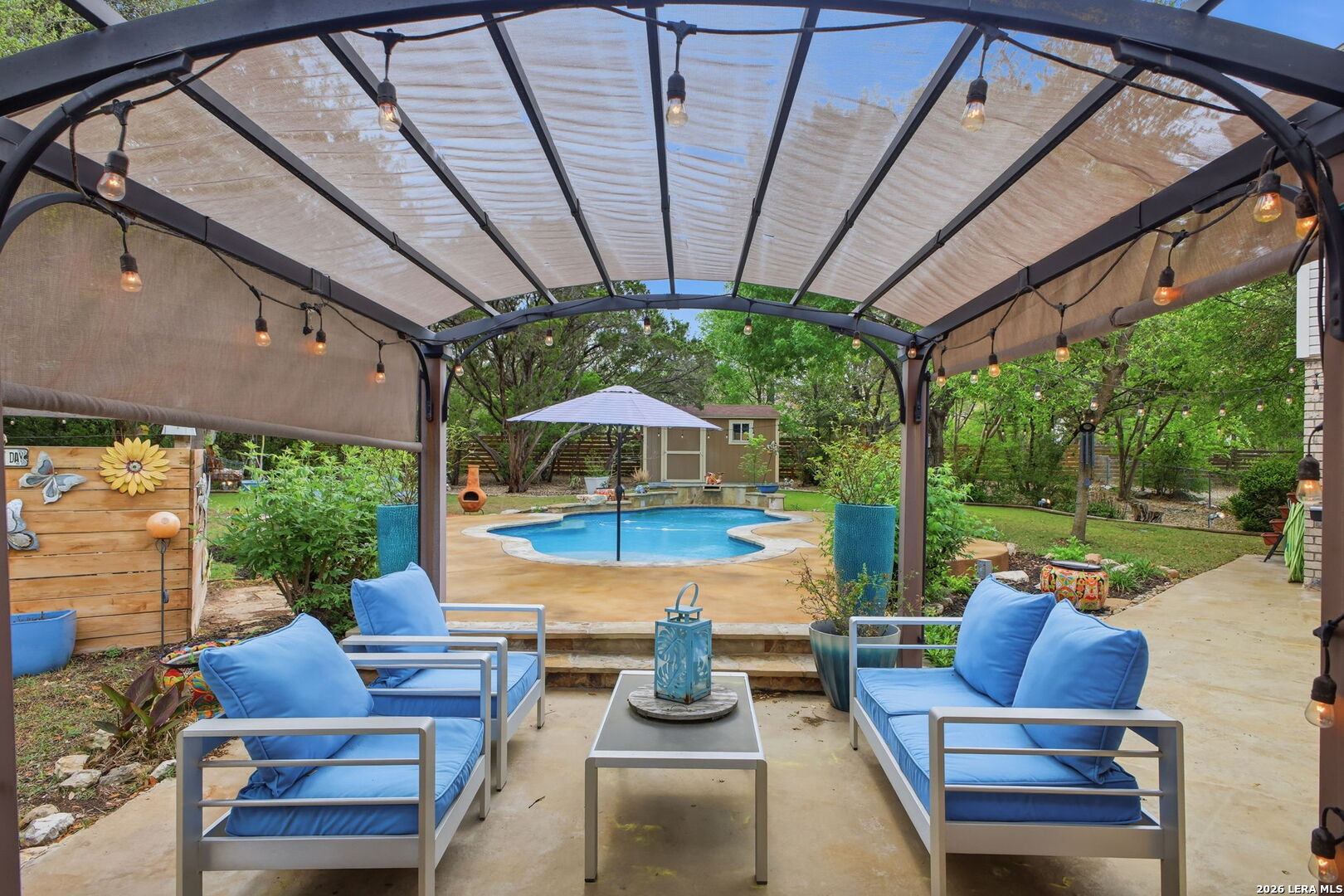 14502 Circle A Trail Helotes, TX 78023 - Photo 38 of 50 a outdoor space with patio lots of furniture