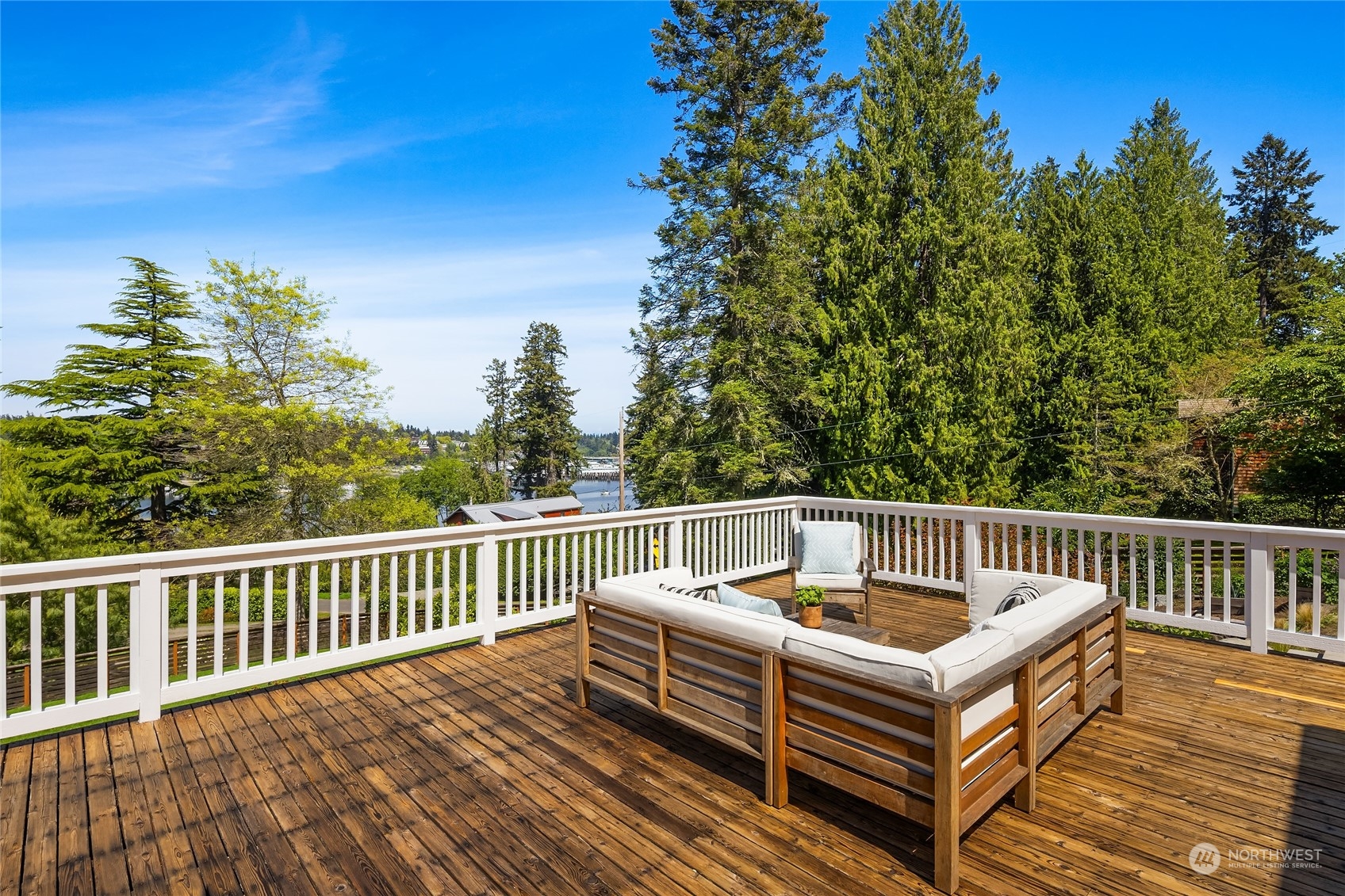 6024 Rose Loop Northeast Bainbridge Island, WA 98110 - Photo 23 of 40 a view of a two chairs on the roof deck