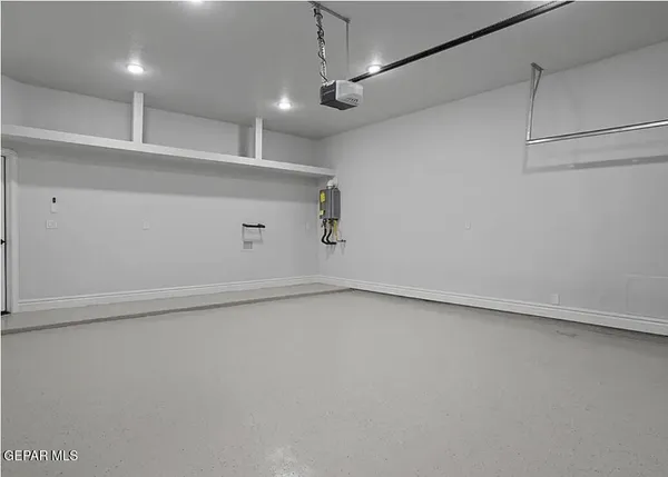 a view of a refrigerator in a kitchen