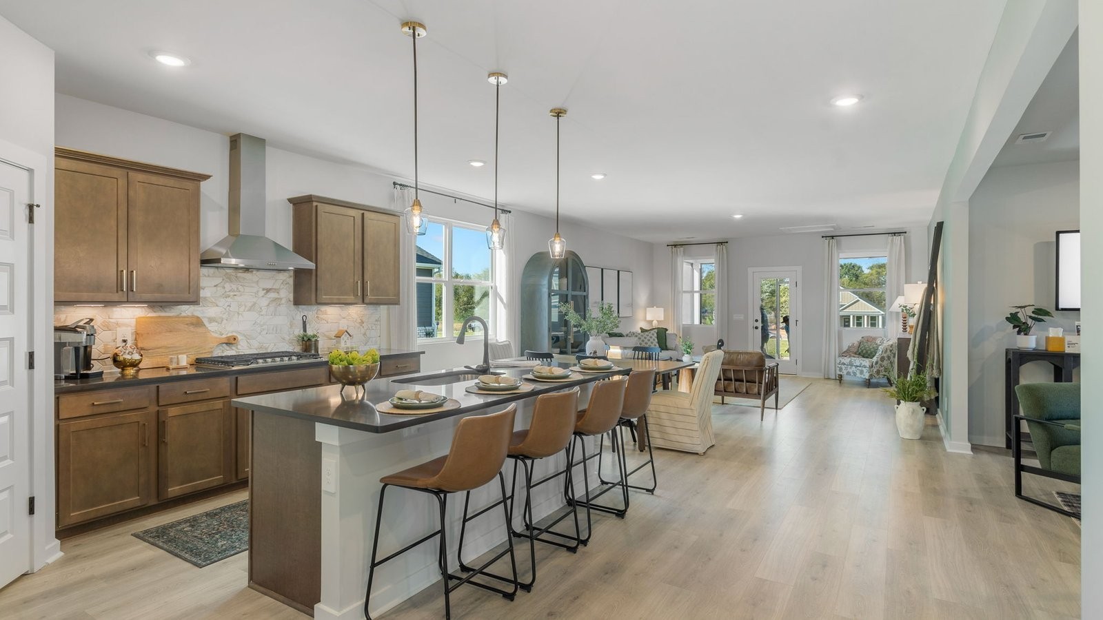 305 Harvest Point Boulevard Spring Hill, TN 37174 - Photo 25 of 48 a kitchen with lots of counter space a sink appliances and cabinets