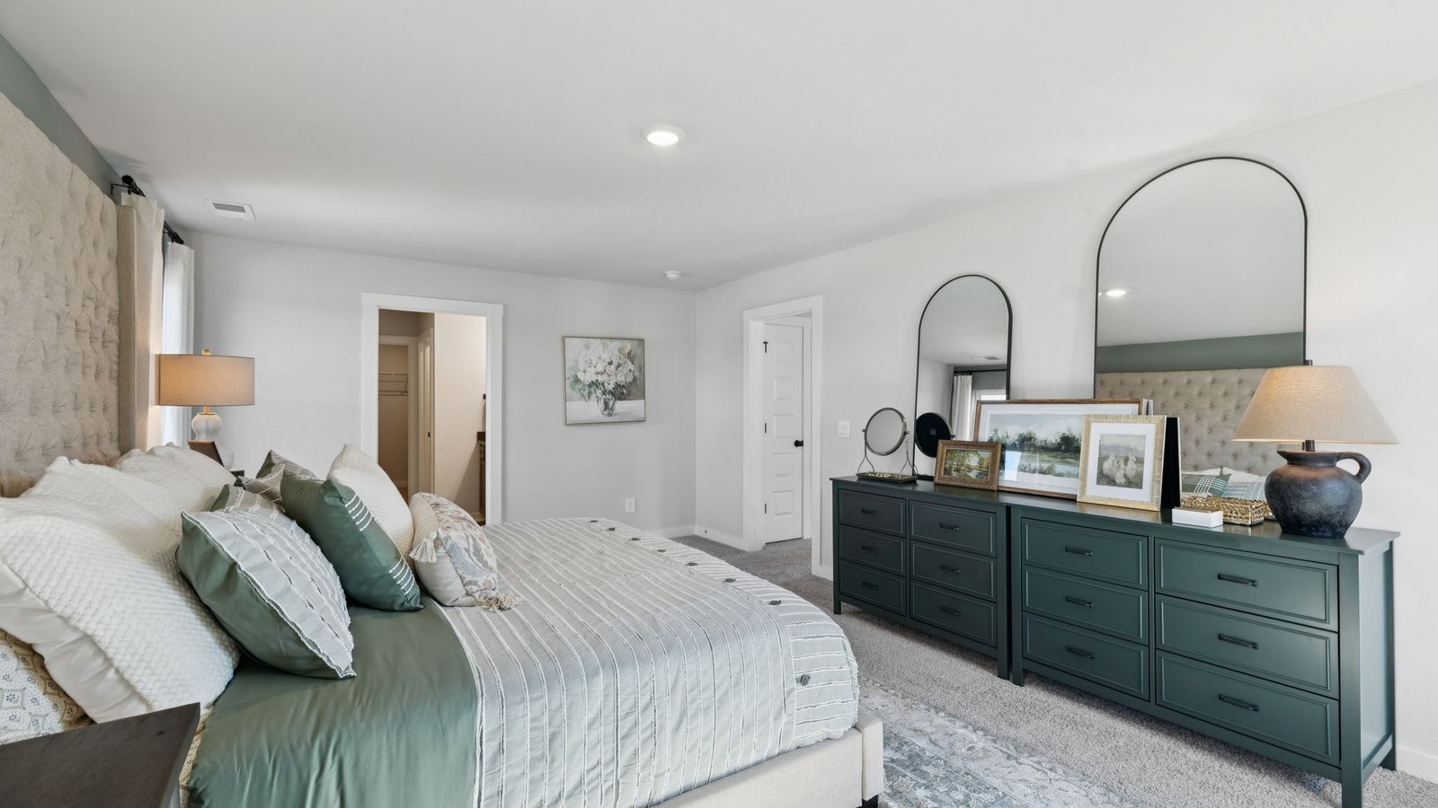 305 Harvest Point Boulevard Spring Hill, TN 37174 - Photo 35 of 48 a bedroom with a bed and a dresser