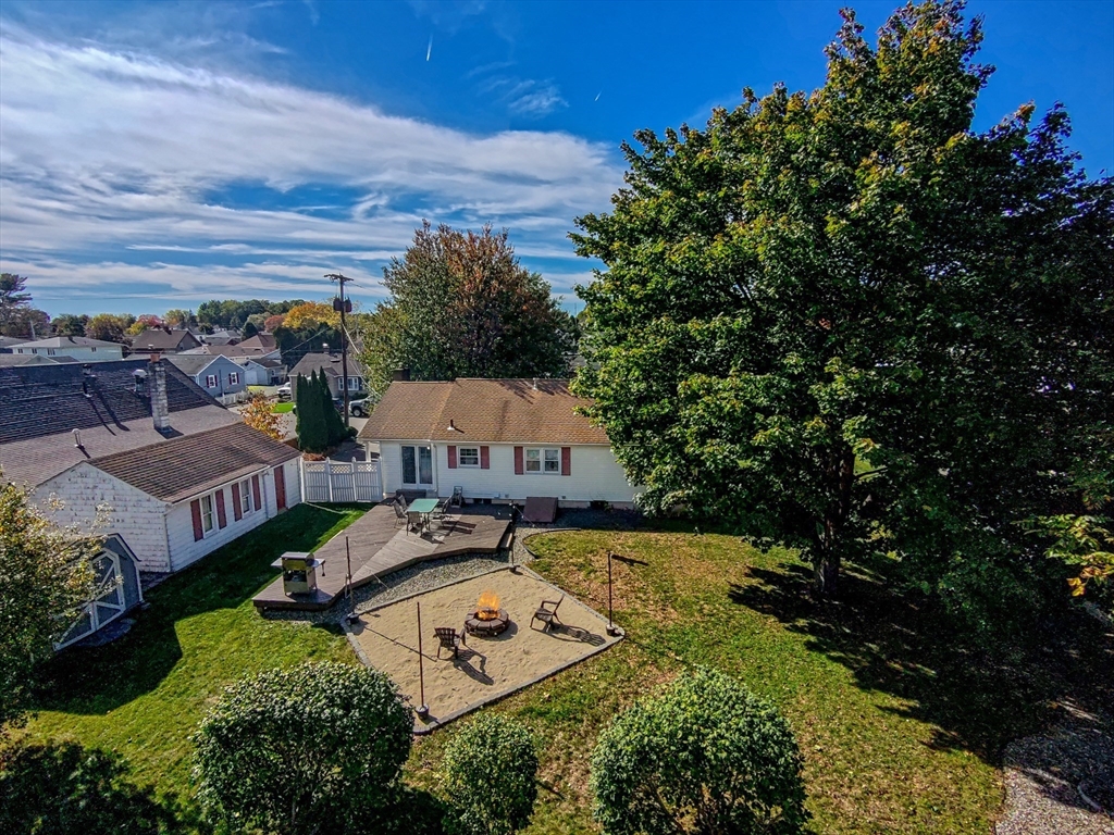 148 Yale Street Ludlow, MA 01056 - Photo 37 of 39 an aerial view of a house with yard swimming pool and outdoor seating