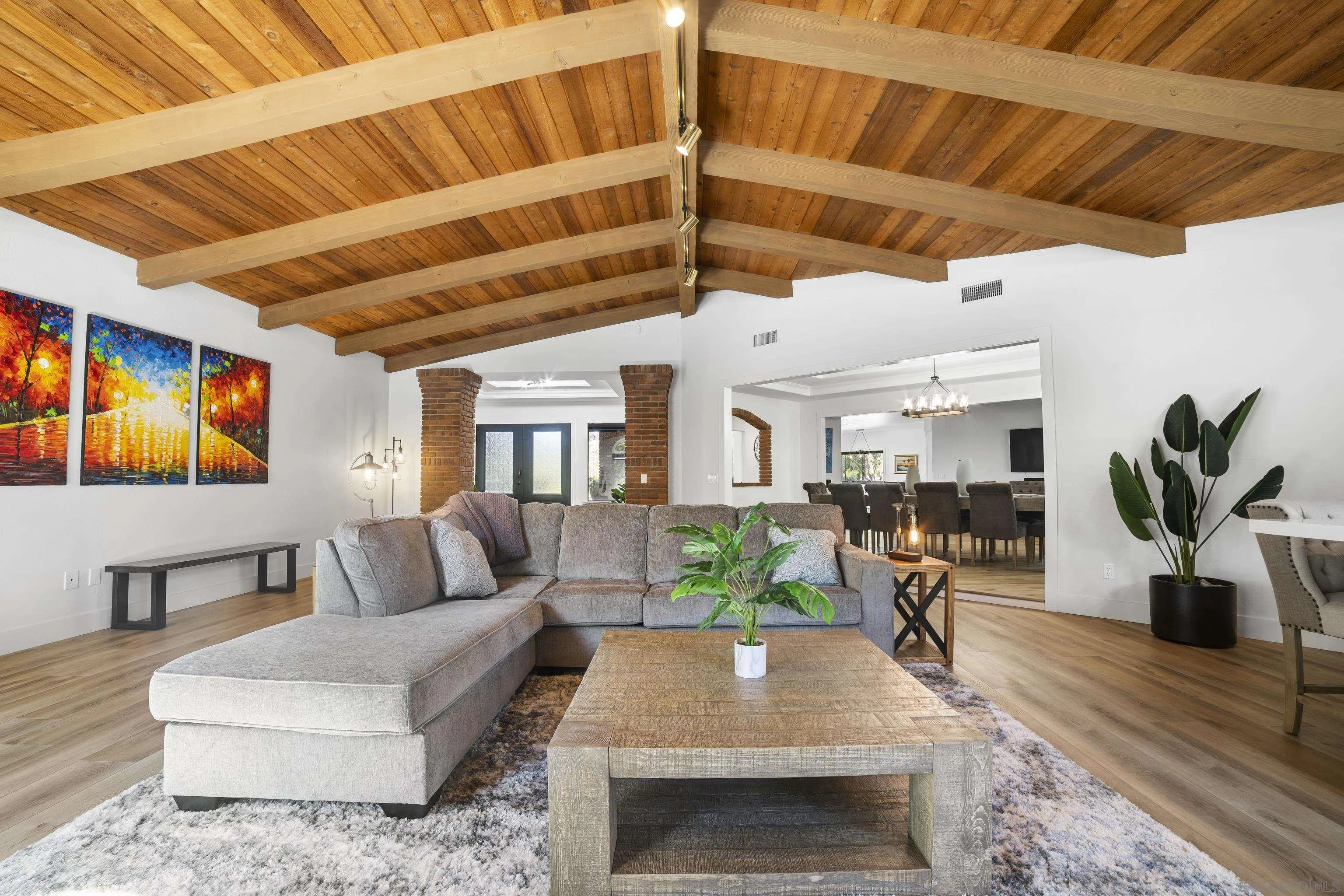 4062 La Canada Road Fallbrook, CA 92028 - Photo 8 of 63 a living room with furniture and wooden floor